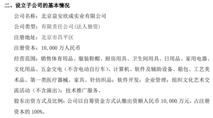 三夫戶(hù)外投資億元成立全資子公司，加碼針紡織品銷(xiāo)售業(yè)務(wù)